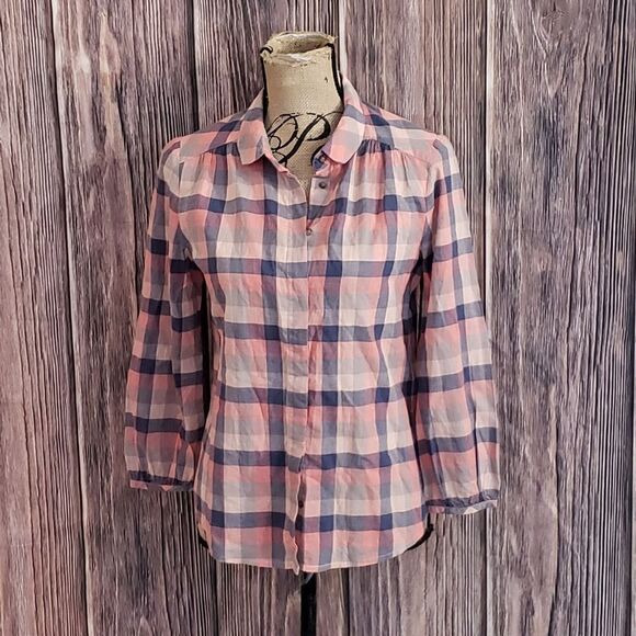 Broadway & Broome Plaid Spring Shirt - Picture 3 of 15
